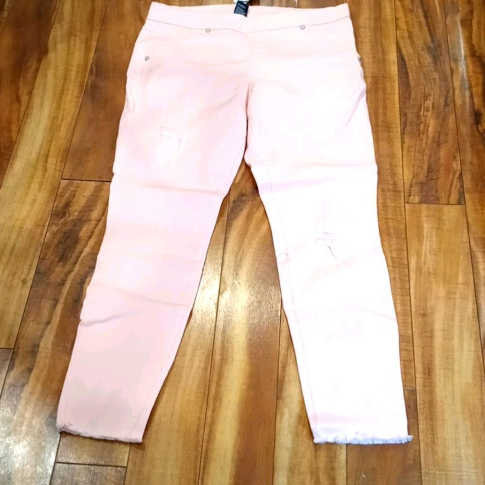 Hue Ripped knee denim skimmer